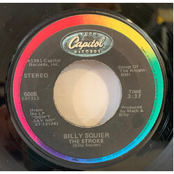 Billy Squier The Stroke USED VINYL 7INCH 45 RPM SINGLE STEREO