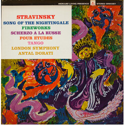 Igor Stravinsky / London Symphony Orchestra / Antal Dorati Song Of The Nightingale / Fireworks / Scherzo A La Russe / Four Etudes / Tango Vinyl LP USE