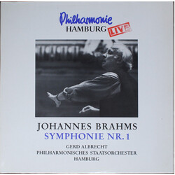 Johannes Brahms / Gerd Albrecht / Philharmonisches Staatsorchester Hamburg Symphonie Nr. 1 (Philharmonie Hamburg Live) Vinyl LP USED