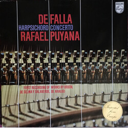 Manuel De Falla / Rafael Puyana Harpsichord Concerto Vinyl LP USED