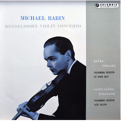 Michael Rabin Mendelssohn Violin Concerto Vinyl LP USED