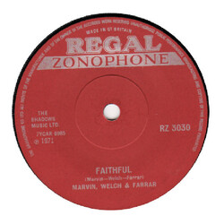 Marvin, Welch & Farrar Faithful USED VINYL 7INCH 45 RPM
