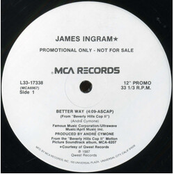 James Ingram Better Way USED VINYL 12INCH 33 S RPM PROMO