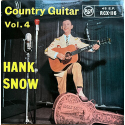 Hank Snow Country Guitar Vol. 4 USED VINYL 7INCH 45 RPM EP