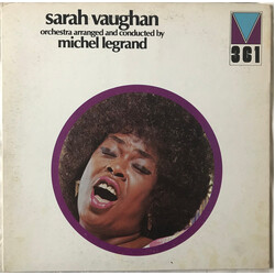 Sarah Vaughan / Michel Legrand Orchestra Arranged And Conducted By Michel Legrand Vinyl LP USED