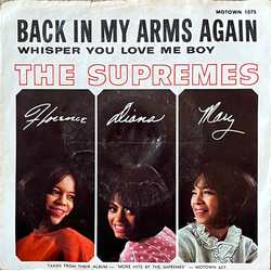 The Supremes Back In My Arms Again Vinyl 7" USED