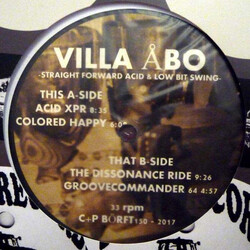 Villa Åbo Straight Forward Acid And Low Bit Swing USED VINYL 12INCH EP
