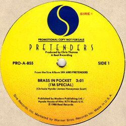 The Pretenders Brass In Pocket (I'm Special) USED VINYL 12INCH 33 S RPM PROMO