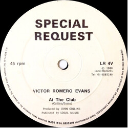 Victor Romero Evans / The Detonators (2) At The Club / Lift Off USED VINYL 12INCH 45 RPM