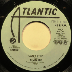 Alvin Lee Can't Stop Vinyl 7" USED
