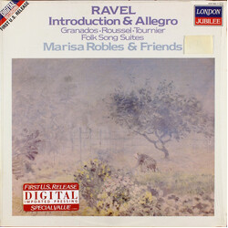 Maurice Ravel / Enrique Granados / Albert Roussel / Marcel Tournier / Marisa Robles & Friends Introduction & Allegro / Folk Song Suites Vinyl LP USED