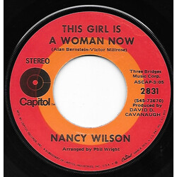 Nancy Wilson This Girl Is A Woman Now / Trip With Me USED VINYL 7INCH 45 RPM