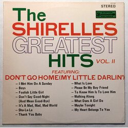 The Shirelles Greatest Hits Vol II Vinyl LP USED