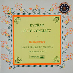 Mstislav Rostropovich / Antonín Dvořák / Sir Adrian Boult / The Royal Philharmonic Orchestra Cello Concerto Vinyl LP USED