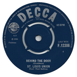 St. Louis Union Behind The Door USED VINYL 7INCH 45 RPM