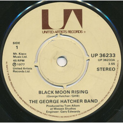 George Hatcher Band Black Moon Rising Vinyl 7" USED