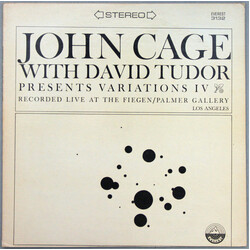 John Cage / David Tudor Variations IV Vinyl LP USED