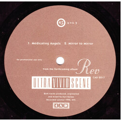 Ultra Vivid Scene Medicating Angels USED VINYL 12INCH SINGLE SIDED 33 S RPM PROMO