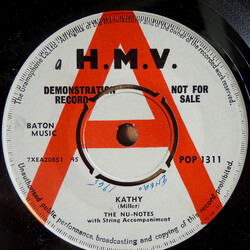 The Nu-Notes Kathy Vinyl 7" USED