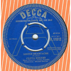 Clodagh Rodgers Mister Heartache Vinyl 7" USED