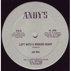Jahmel Left With A Broken Heart / Keep The Fire Burning Vinyl 12" USED