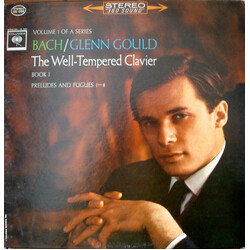 Johann Sebastian Bach / Glenn Gould The Well-Tempered Clavier, Book I (Preludes And Fugues 1-8) Vinyl LP USED