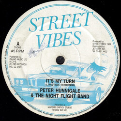 Peter Hunnigale / The Night Flight Band It's My Turn Vinyl 12" USED