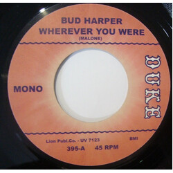 Bud Harper / Bobby Bland Wherever You Were / Shoes USED VINYL 7INCH REISSUE