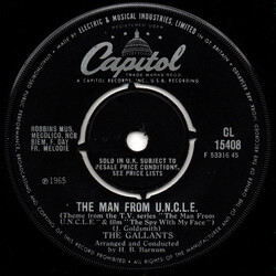The Gallants The Man From U.N.C.L.E. USED VINYL 7INCH 45 RPM