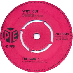 The Saints (4) Wipe Out USED VINYL 7INCH 45 RPM SINGLE