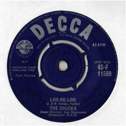 The Chucks Loo-Be-Loo / Anytime Is The Right Time USED VINYL 7INCH SINGLE 45 RPM