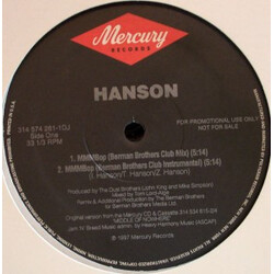Hanson Mmm Bop USED VINYL 12INCH PROMO
