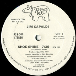 Jim Capaldi Shoe Shine USED VINYL 12INCH 33 S RPM PROMO