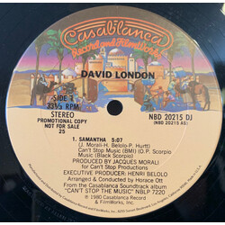 David London Samantha USED VINYL 12INCH PROMO 33 S RPM
