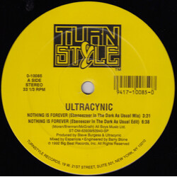 Ultracynic Nothing Is Forever USED VINYL 12INCH 33 S RPM STEREO