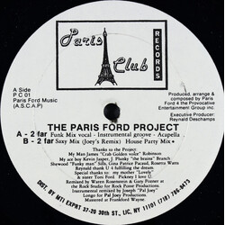 The Paris Ford Project 2 Far USED VINYL 12INCH 33 S RPM