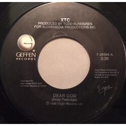XTC Dear God USED VINYL 7INCH 45 RPM