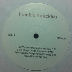 Frankie Knuckles / Grace Under Pressure The Whistle Song / Make My Day USED VINYL 12INCH