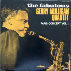 Gerry Mulligan Quartet Paris Concert Vol. 1 Vinyl LP USED