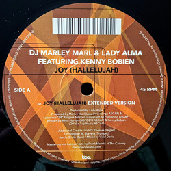 Marley Marl / Lady Alma / Kenny Bobien Joy (Hallelujah) USED VINYL 12INCH 45 RPM