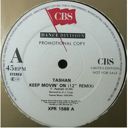 Tashan Keep Movin' On (Remixes) USED VINYL 12INCH 45 RPM LIMITED EDITION PROMO