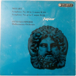 Wolfgang Amadeus Mozart / Otto Klemperer / Philharmonia Orchestra Symphony No. 29 In A Major, K.201 / Symphony No. 41 In C Major, K. 551 ("Jupiter") V