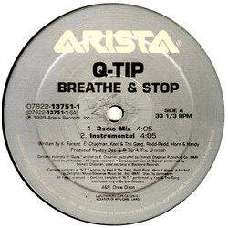 Q-Tip Breathe & Stop USED VINYL 12INCH 33 S RPM