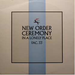 New Order Ceremony USED VINYL 12INCH 45 RPM SINGLE REISSUE