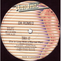 Oh Romeo Try It (I'm In Love With A Married Man) / Lookin' Out USED VINYL 12INCH 33 S RPM