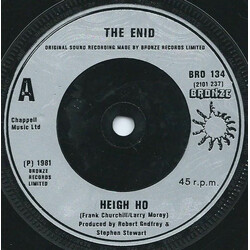The Enid Heigh Ho USED VINYL 7INCH 45 RPM SINGLE