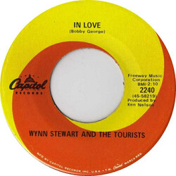 Wynn Stewart / The Tourists (2) In Love / My Own Little World USED VINYL 7INCH 45 RPM