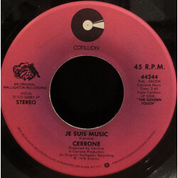 Cerrone Je Suis Music / Rocket In The Pocket USED VINYL 7INCH 45 RPM
