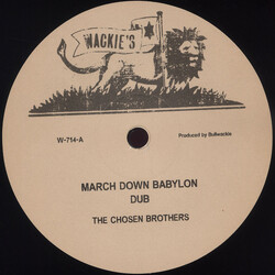 The Chosen Brothers March Down Babylon USED VINYL 12INCH 45 RPM STEREO