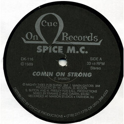 Lady Spice Comin On Strong USED VINYL 12INCH 33 S RPM